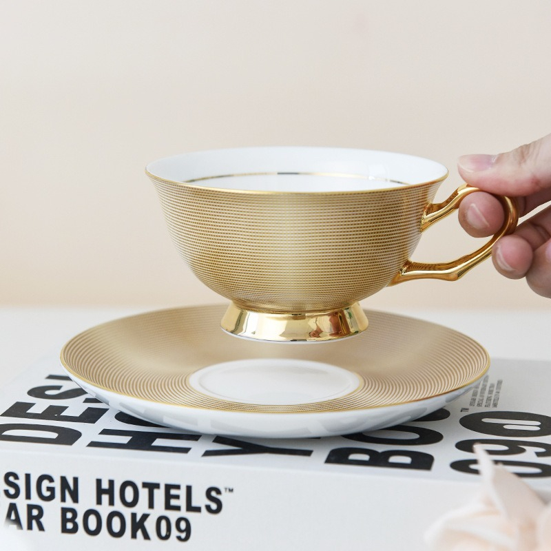 Luxury Gift Set - European Coffee Mug Set Bone China