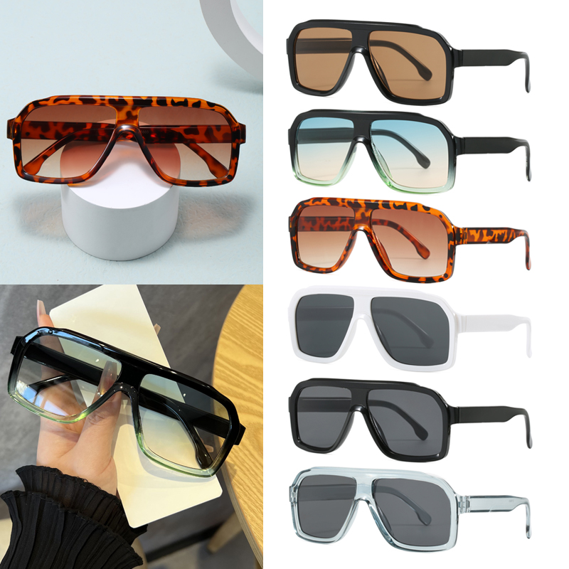 Designer Sunglasses - Oversized Square Anti Light Glasses Women