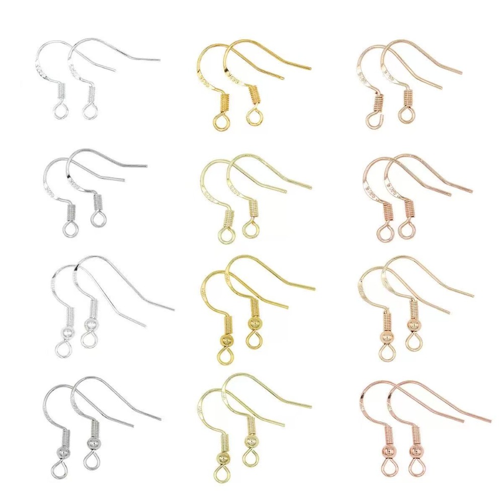 Gold Plated Jewelry - Gold Plated Earring Hooks 100PCS Ear