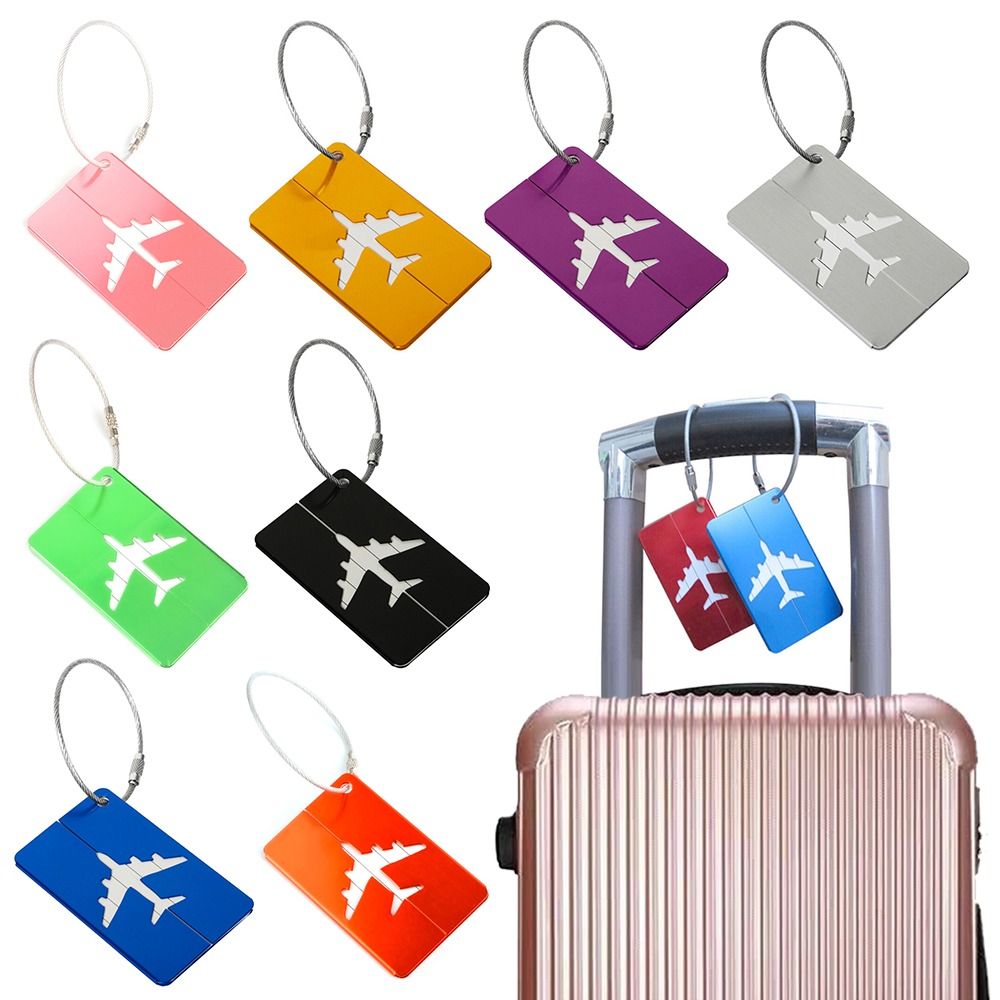 Travel Luggage Set - Aluminium Travel Luggage Tags Reusable Suitcase