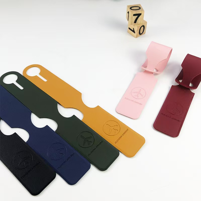 Travel Luggage Set - Personalized Travel Luggage Tag PU Leather