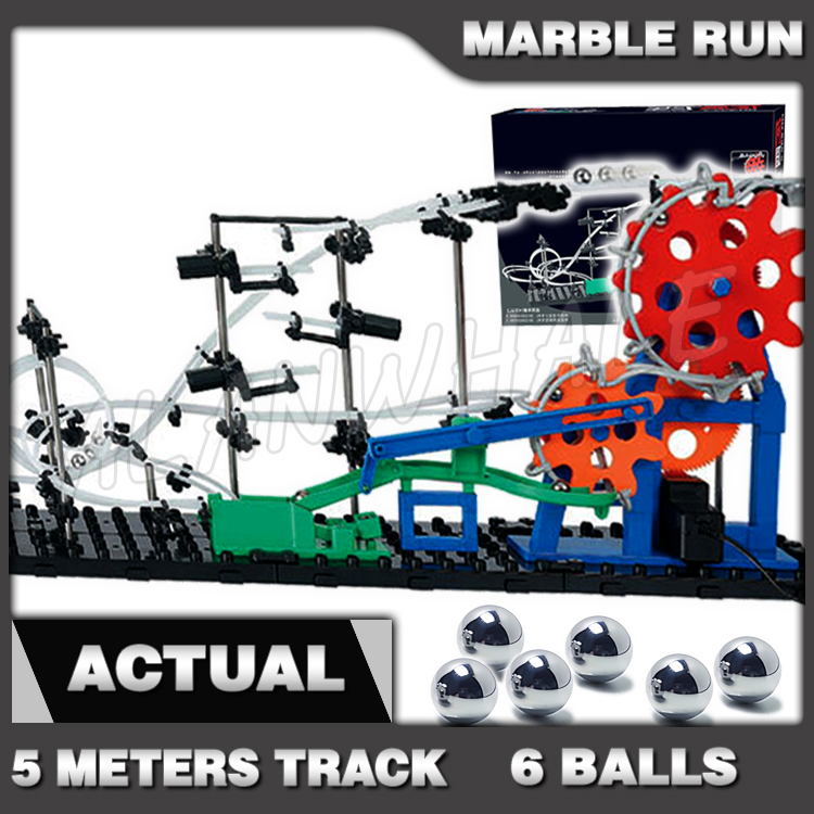 Marble Coaster Set - 560cm Rail Marble Run Gear Drive