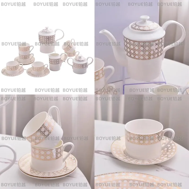 Luxury Gift Set - Luxury Bone China Coffee Cup Set