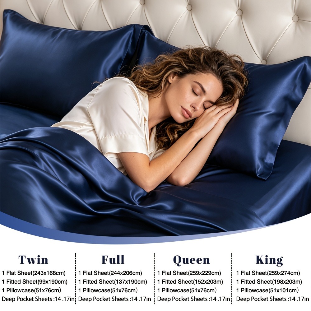 100% Bamboo Fiber Satin Bed Sh - Silk Pillowcase recension och pris