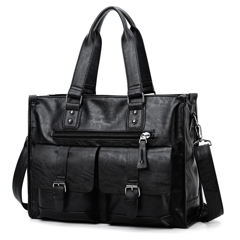 PU Leather Shoulder Briefcase  - Leather Briefcase recension och pris