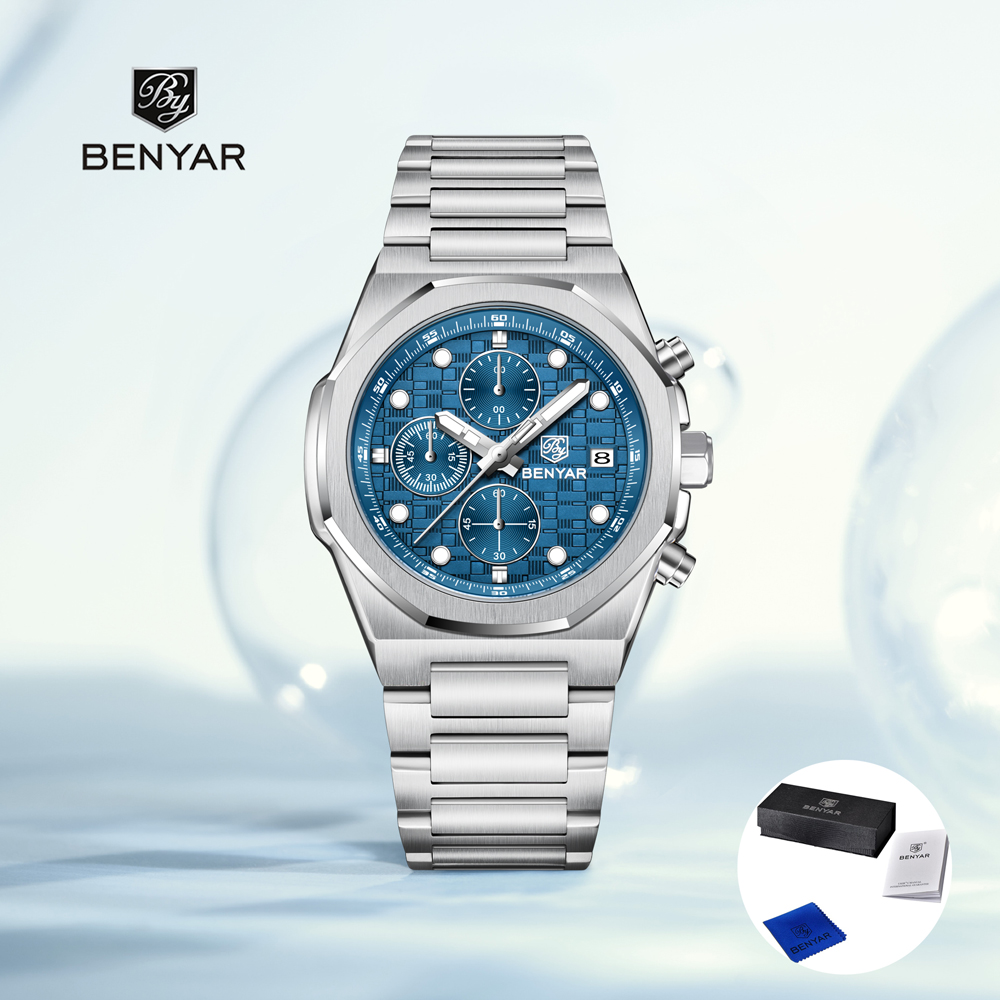 2025 New BENYAR Men's Watches  - Luxury Gift Set recension och pris