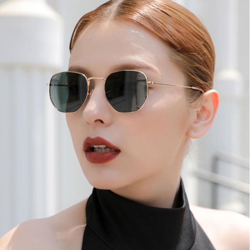 Round punk Sunglasses Men Luxu - Sunglasses Uv400 recension och pris