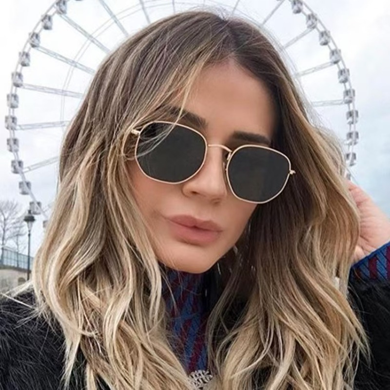 Round punk Sunglasses Men Luxu - Sunglasses Uv400 recension och pris