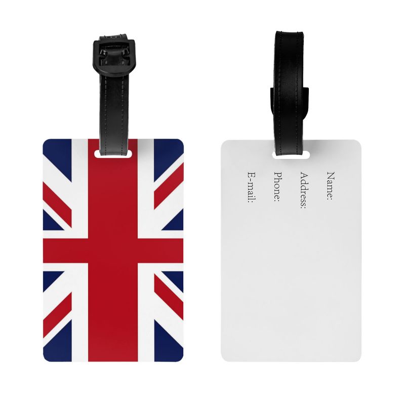 Retro Union Jack Luggage Tag w - Travel Luggage Set recension och pris