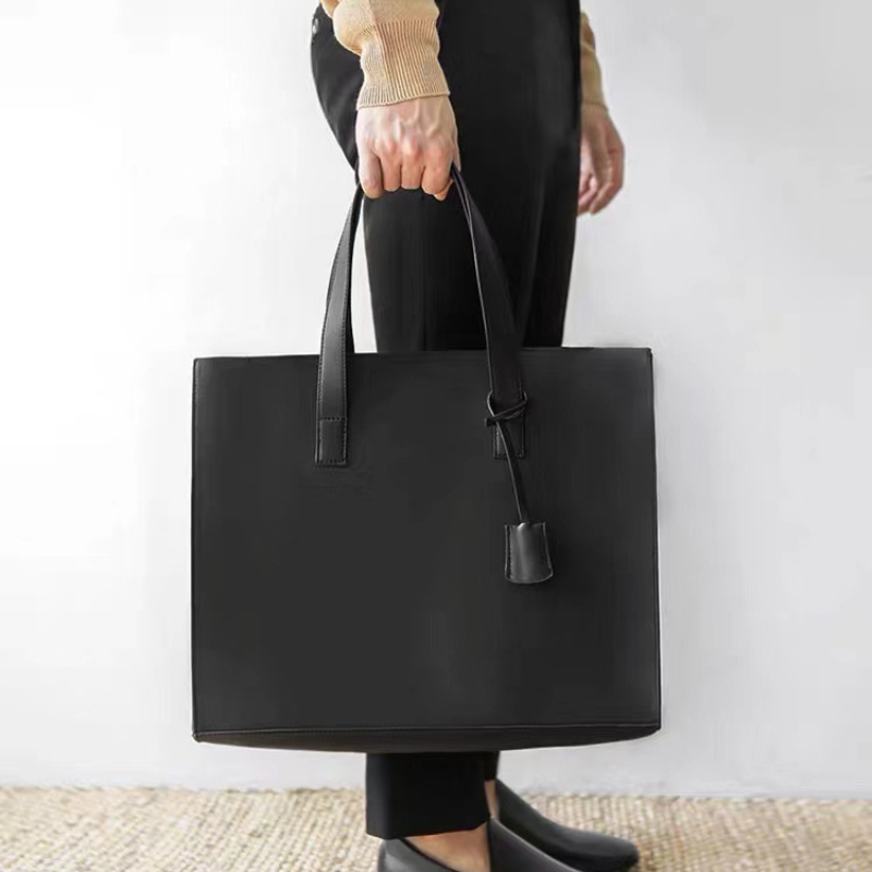2026 New Men's Handbag With Sh - Leather Briefcase recension och pris