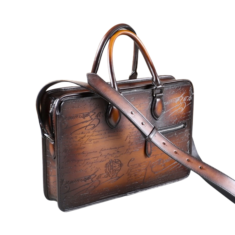 DIMY 2025 men's new business b - Leather Briefcase recension och pris