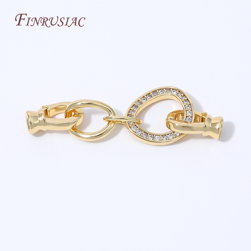 1/2Pcs18K Gold Plated Rhinesto - Gold Plated Jewelry recension och pris