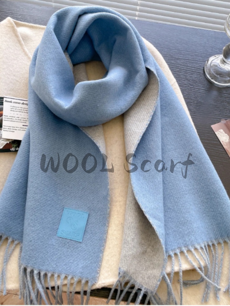 NEW Wool Winter Thick Warm Sca - Cashmere Scarf recension och pris