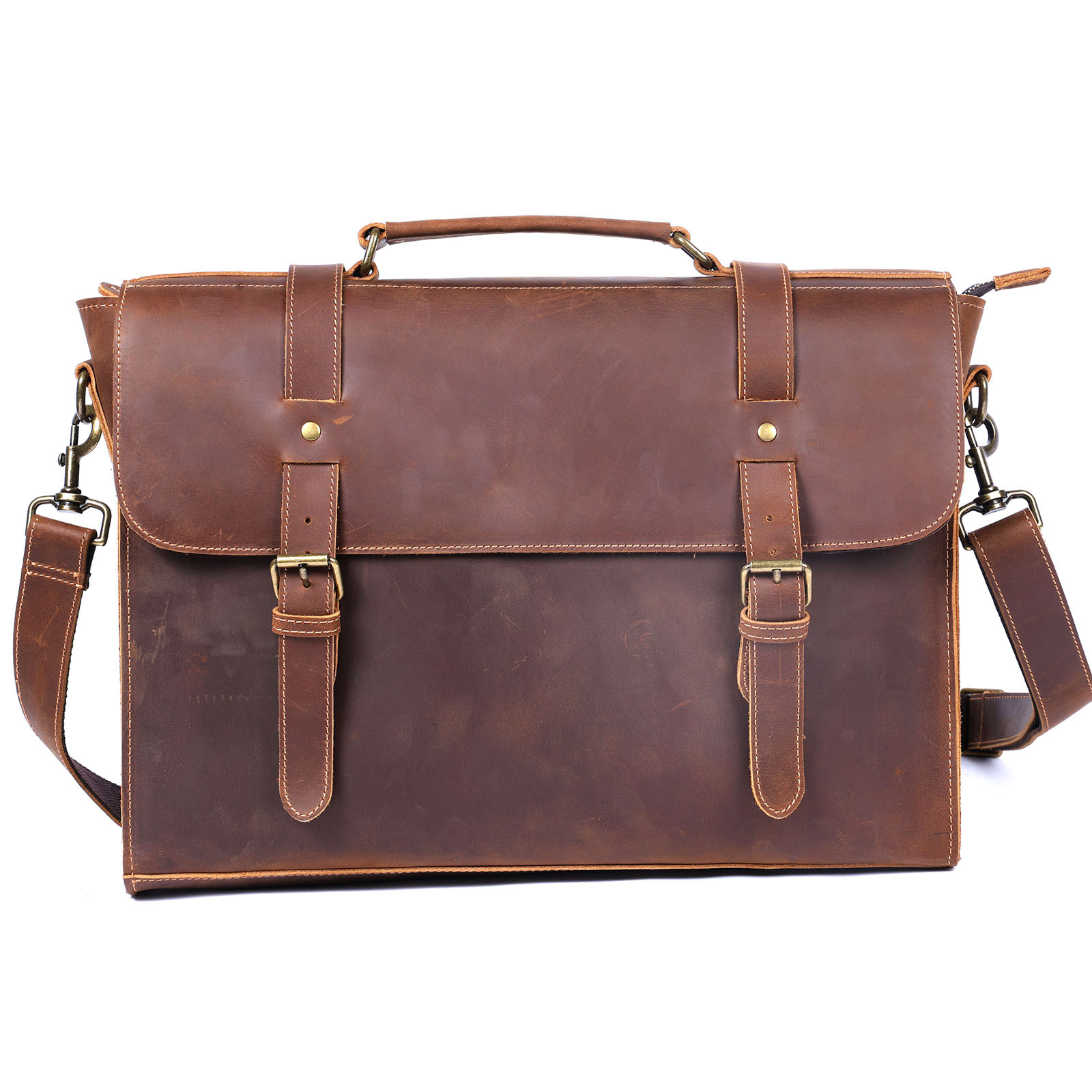 Luxury Original Men's Handbag  - Leather Briefcase recension och pris
