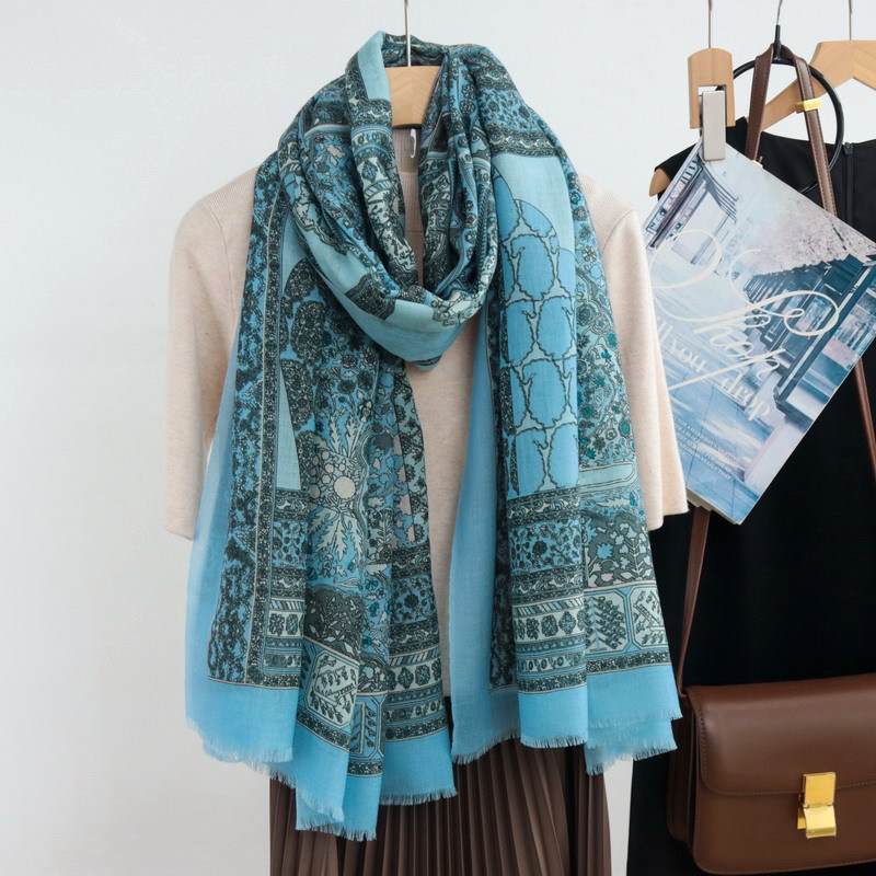 Tassels Long Scarf Luxury Bran - Cashmere Scarf recension och pris