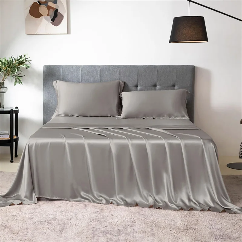 100% Mulberry Silk 4/6pcs Bed  - Silk Pillowcase recension och pris