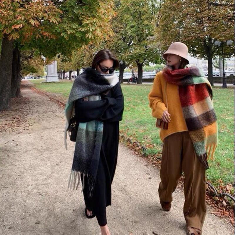 NEW Luxury Winter Thick Warm S - Cashmere Scarf recension och pris