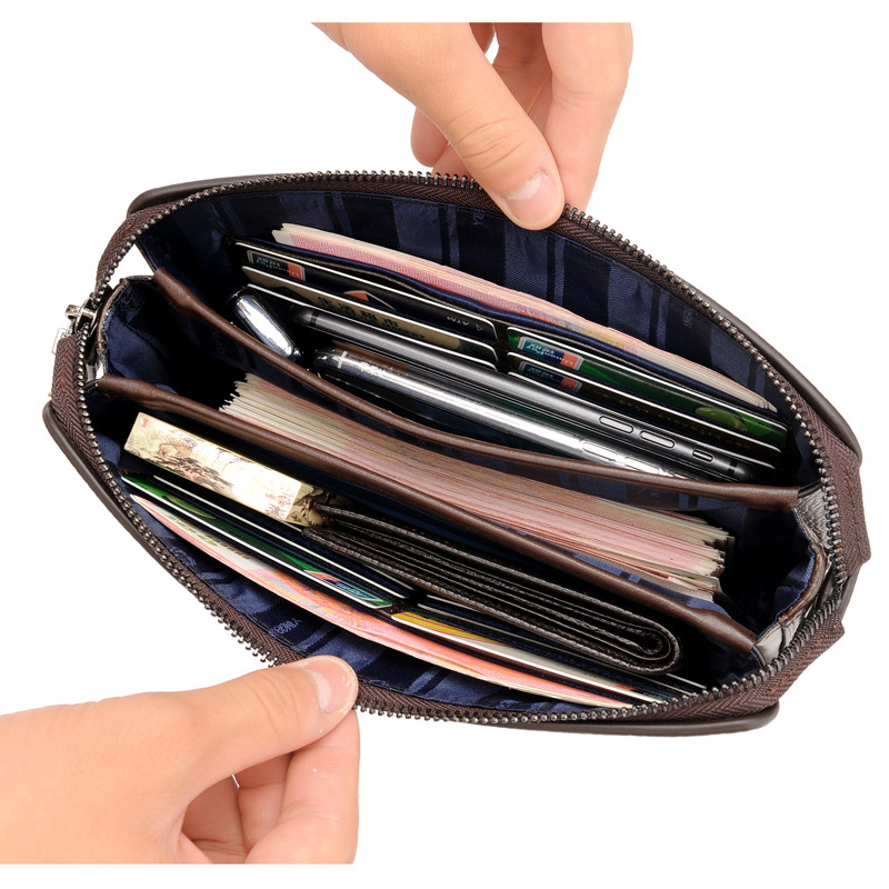 Male Long Money Wallets Mobile - Leather Wallet Men recension och pris