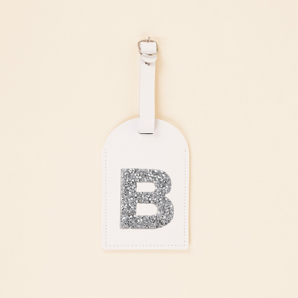 A-Z Rhinestone Monogram Leathe - Travel Luggage Set recension och pris