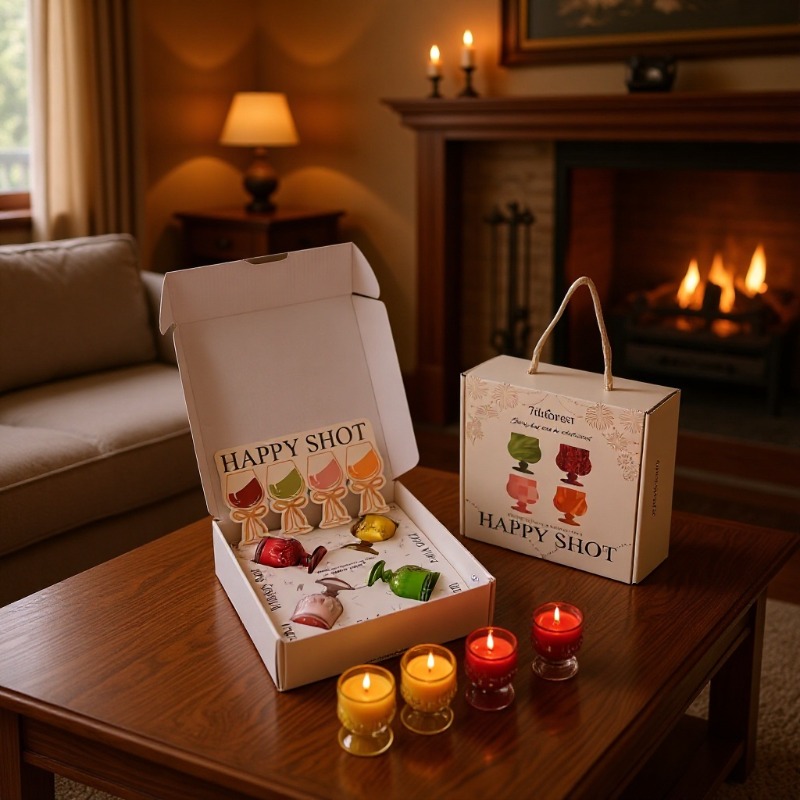 Scented Candle Gift Set Wine G - Luxury Gift Set recension och pris
