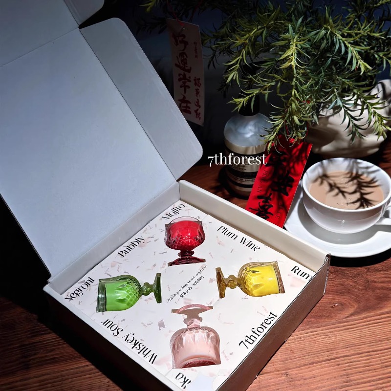 Scented Candle Gift Set Wine G - Luxury Gift Set recension och pris