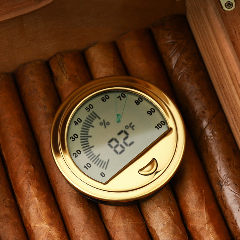 Mini Cigar Hygrometer Portable - Premium Cigar Case recension och pris