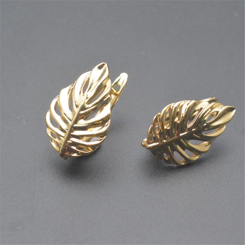 1/2Pcs 18K Gold Plated Brass L - Gold Plated Jewelry recension och pris